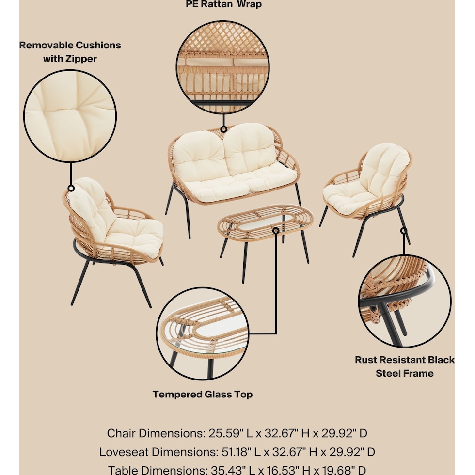 sequoia white  pc outdoor living   