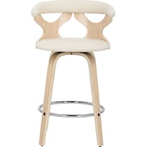 serafina light brown counter height stool   
