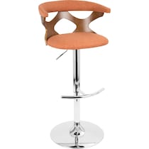 serafina orange bar stool   