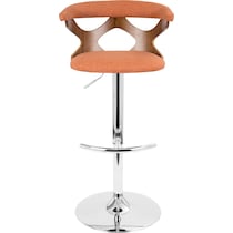 serafina orange bar stool   