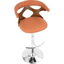 serafina orange bar stool   