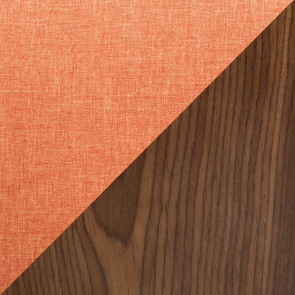 serafina orange bar stool   