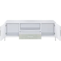 seraphina white silver tv stand   