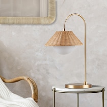 seraphine gold table lamp   