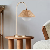 seraphine gold table lamp   