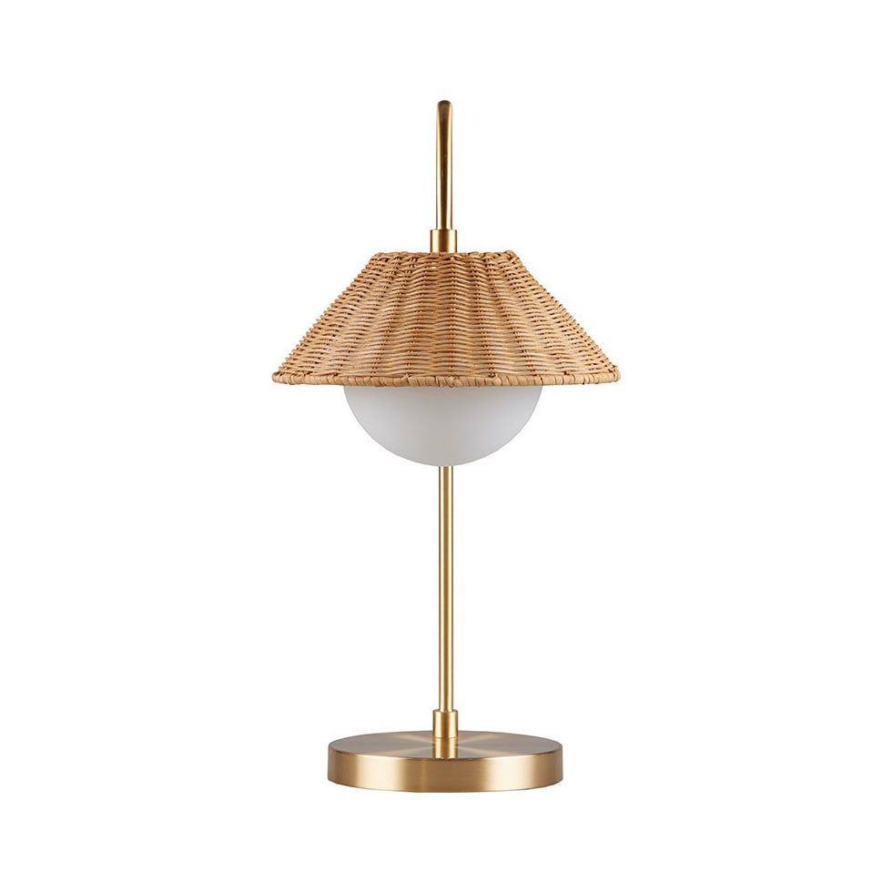 seraphine gold table lamp   