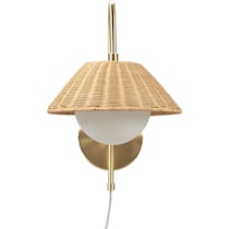 seraphine gold wall sconce   