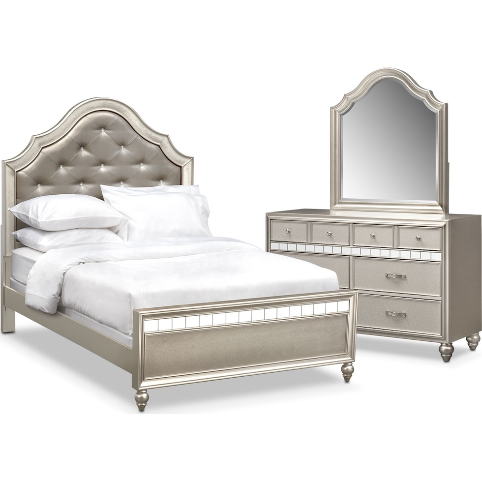 serena youth platinum platinum  pc full bedroom   