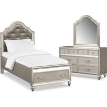 serena youth platinum platinum  pc twin bedroom   