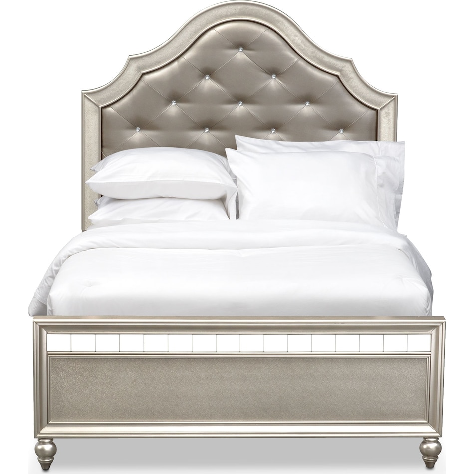 serena youth platinum silver full bed   