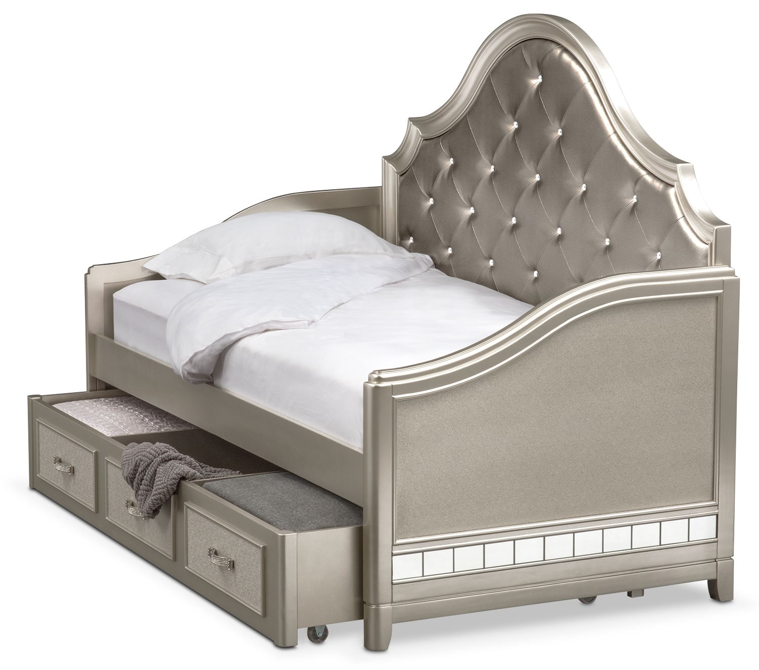 Madelyn platinum deals daybed with trundle