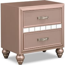 serena youth rose quartz pink nightstand   