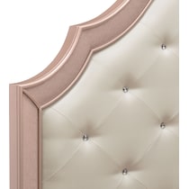 serena youth rose quartz pink twin bed   