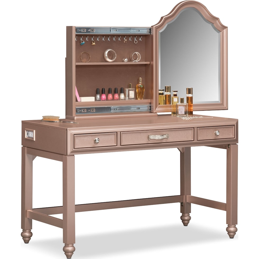 serena youth rose quartz rose quartz vanity   