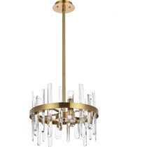 serena gold chandelier   