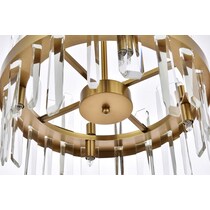 serena gold chandelier   
