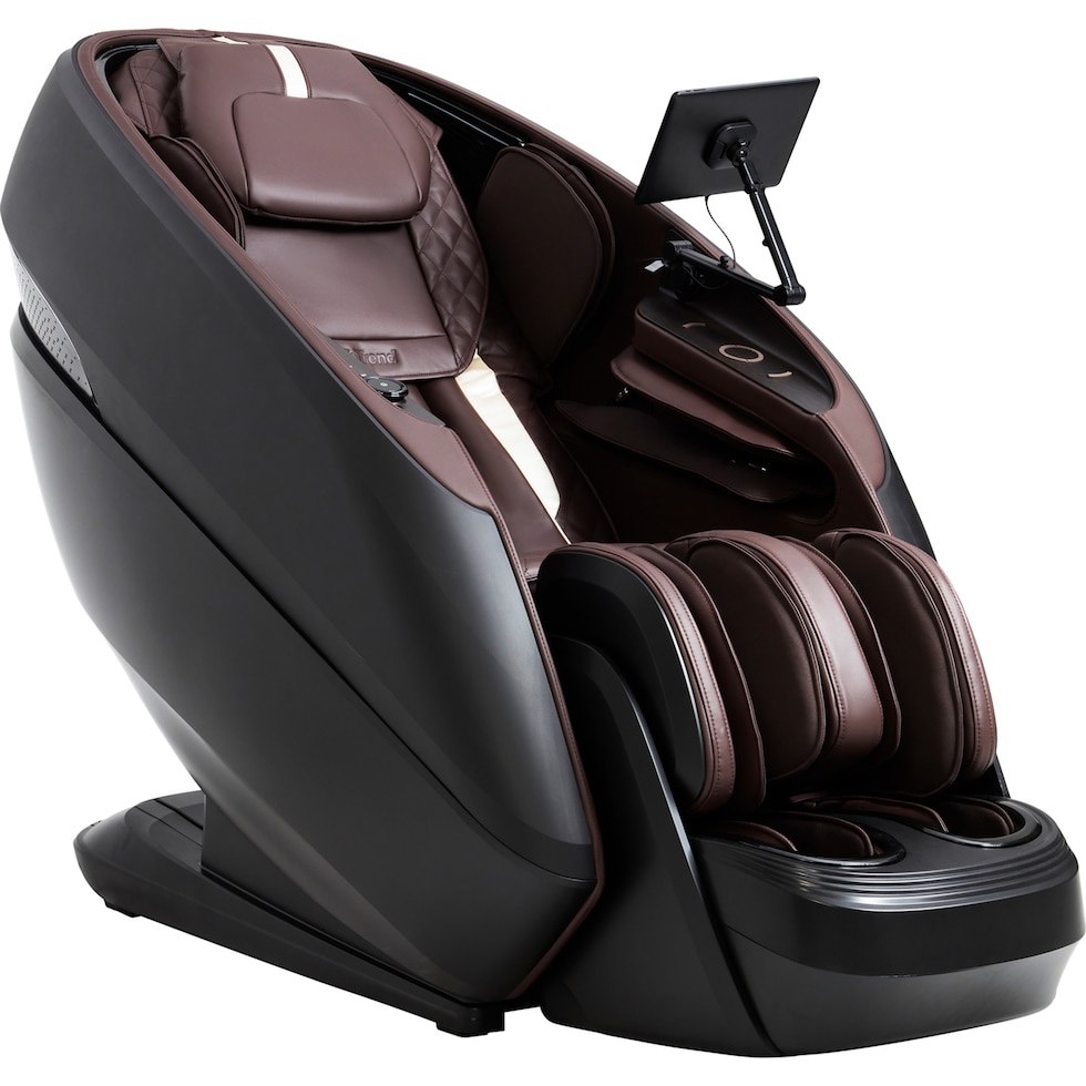 serenity expresso black massage chair   