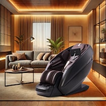 serenity expresso black massage chair   
