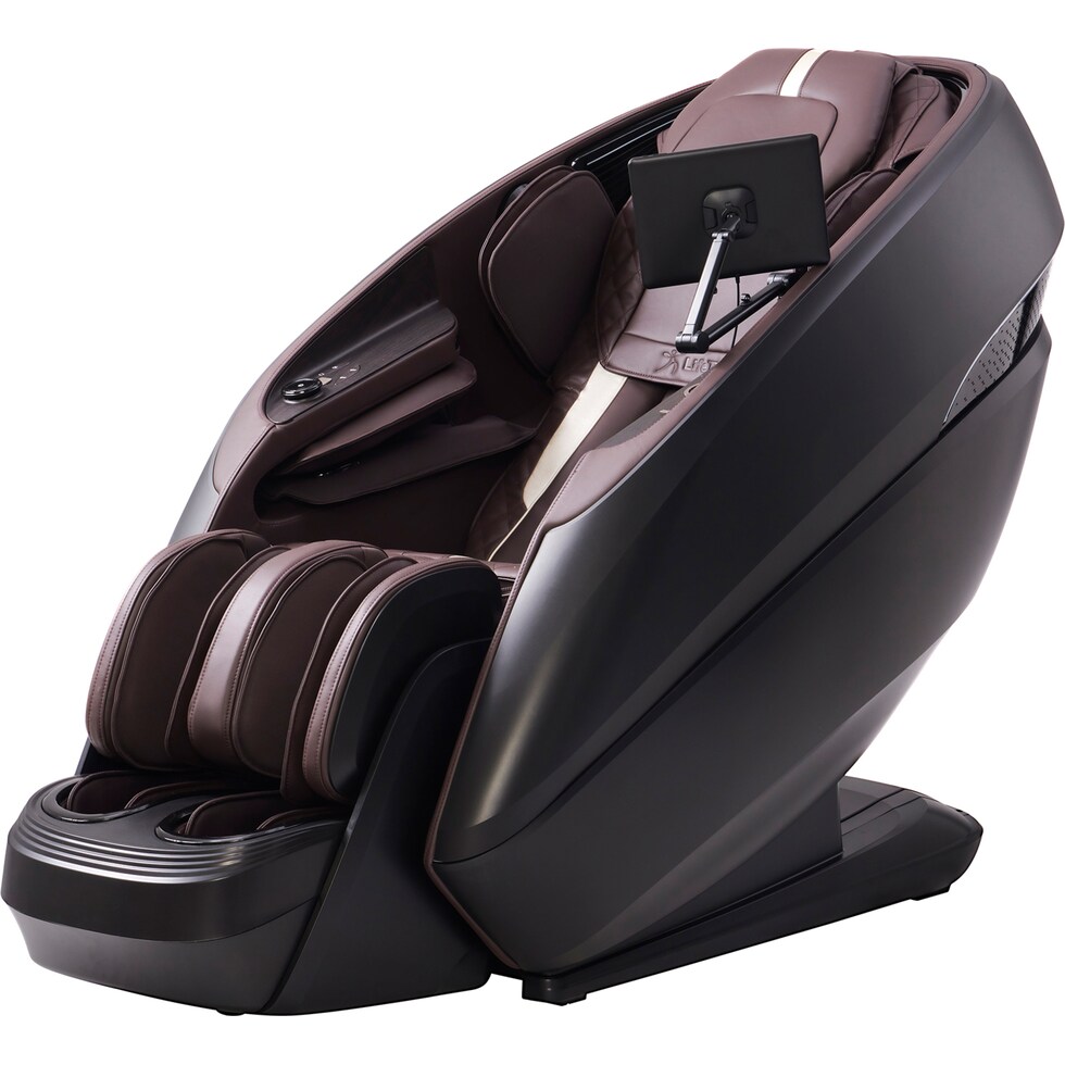 serenity expresso black massage chair   