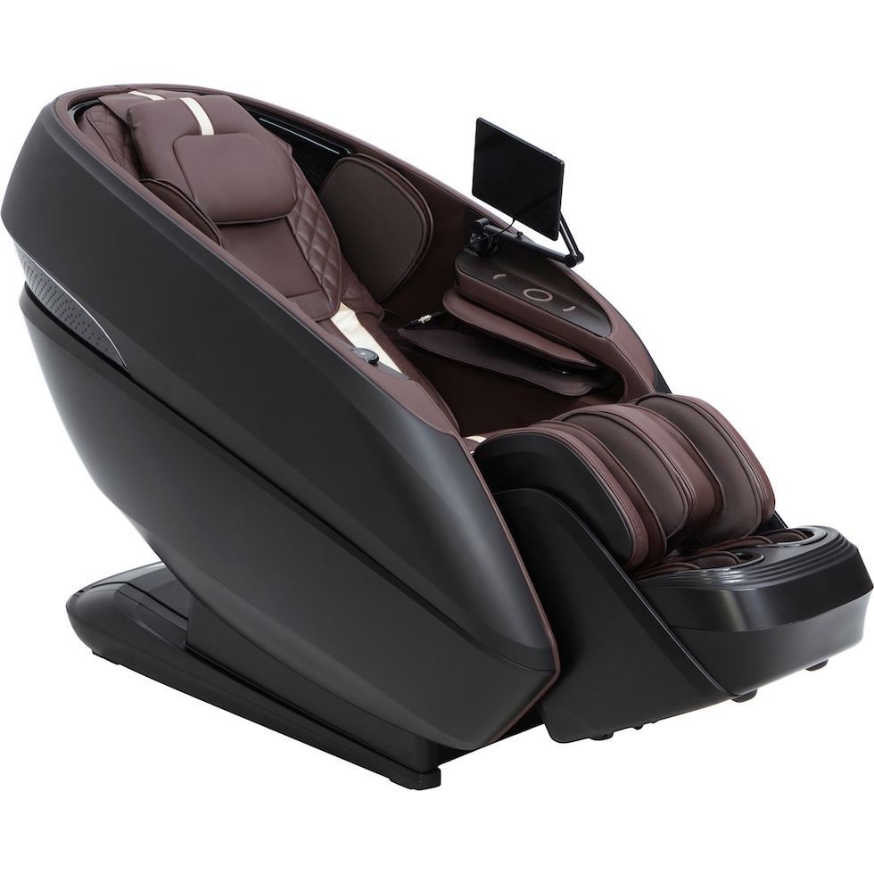 serenity expresso black massage chair   