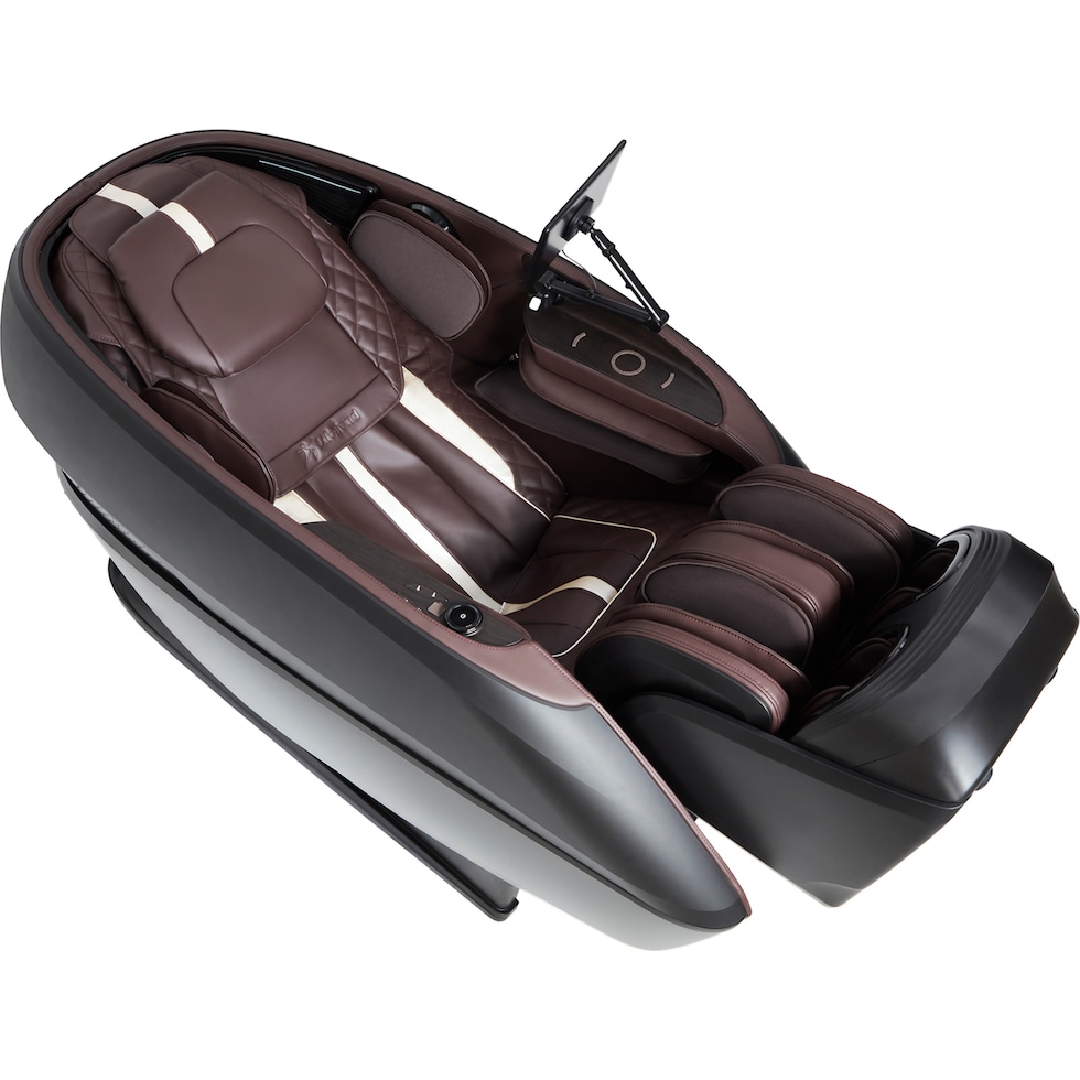 serenity expresso black massage chair   