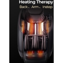 serenity expresso black massage chair   