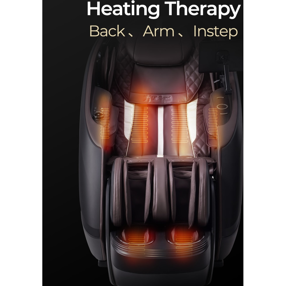 serenity expresso black massage chair   