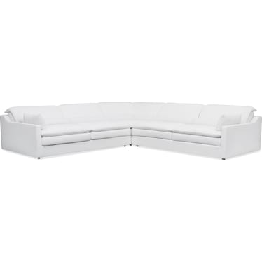 Serenity 3-Piece Sectional - White