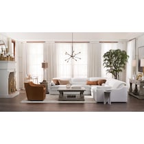 serenity white  pc sectional   