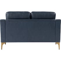 serta blue loveseat   