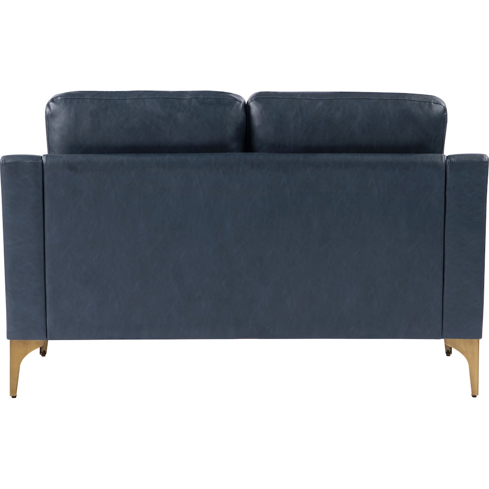 serta blue loveseat   