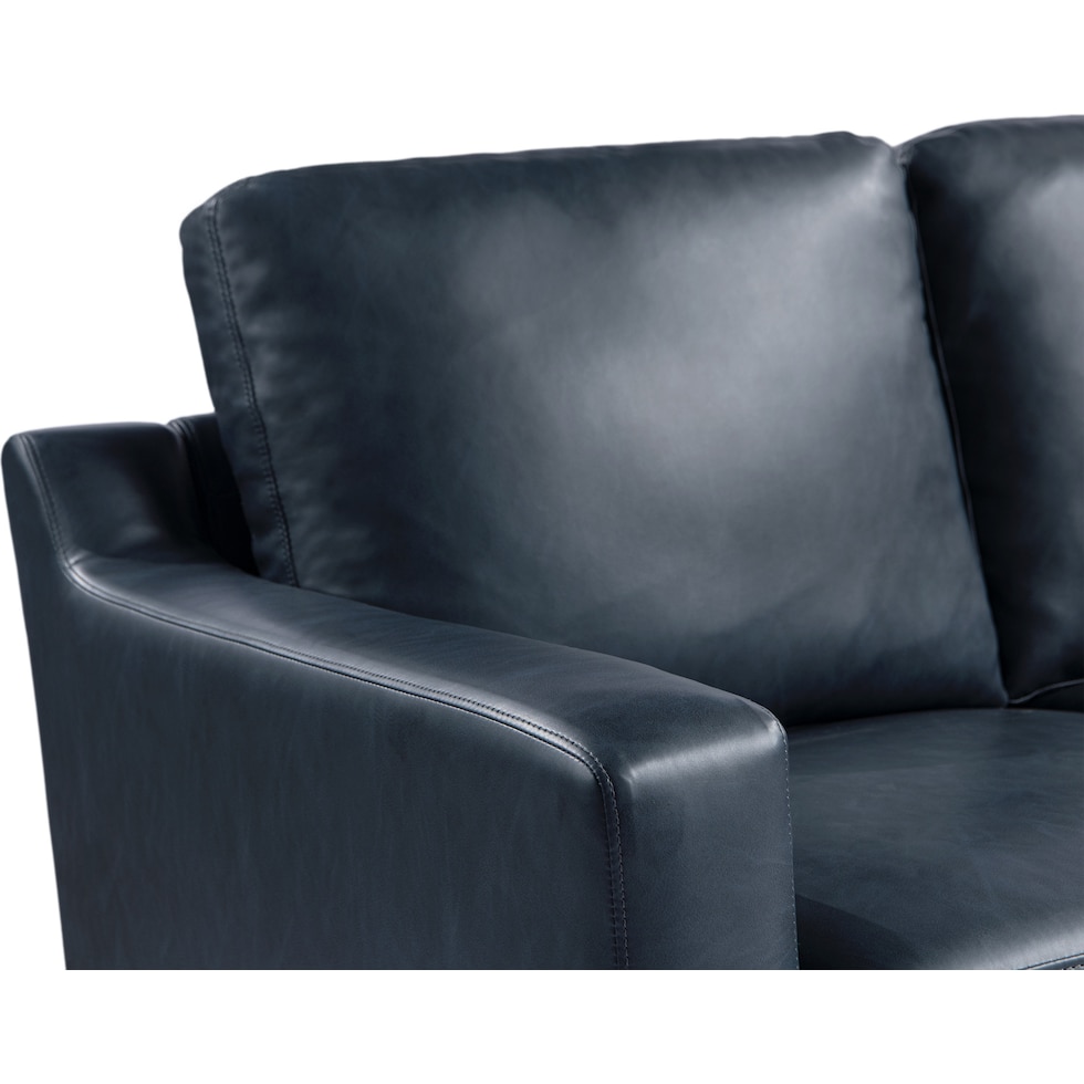 serta blue sofa   