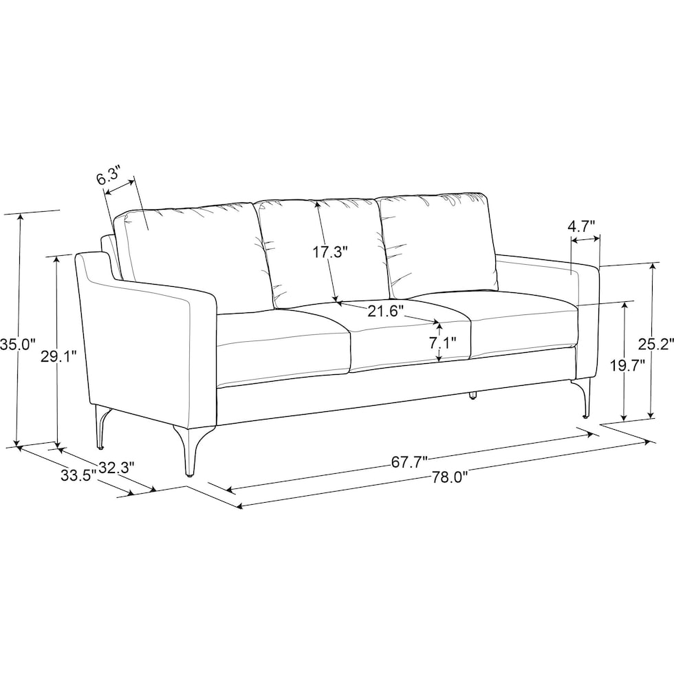 serta dimension schematic   