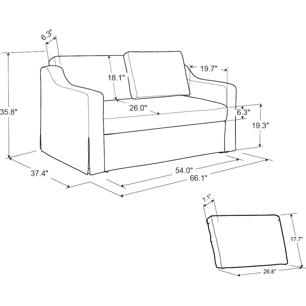 serta dimension schematic   