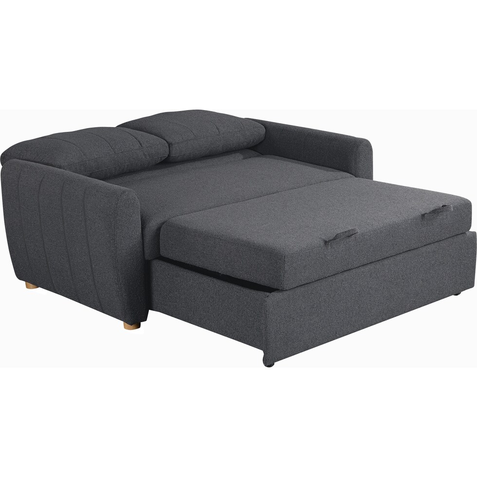 serta gray convertible loveseat   