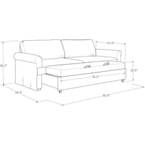 serta gray convertible sofa   