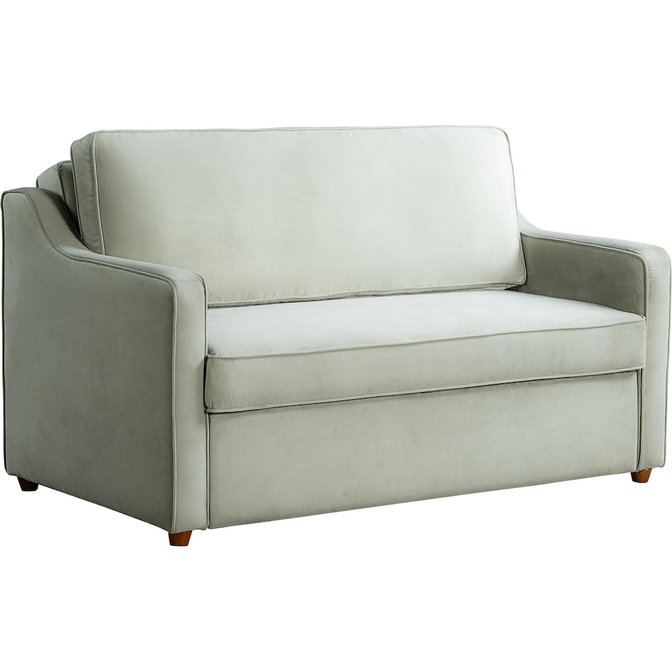 serta green conveetible loveseat   