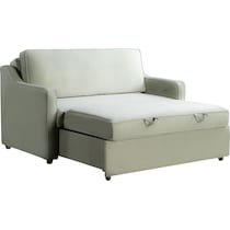 serta green conveetible loveseat   