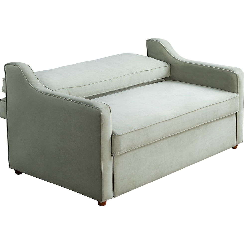 serta green conveetible loveseat   