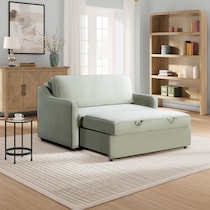 serta green conveetible loveseat   