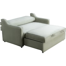 serta green conveetible loveseat   