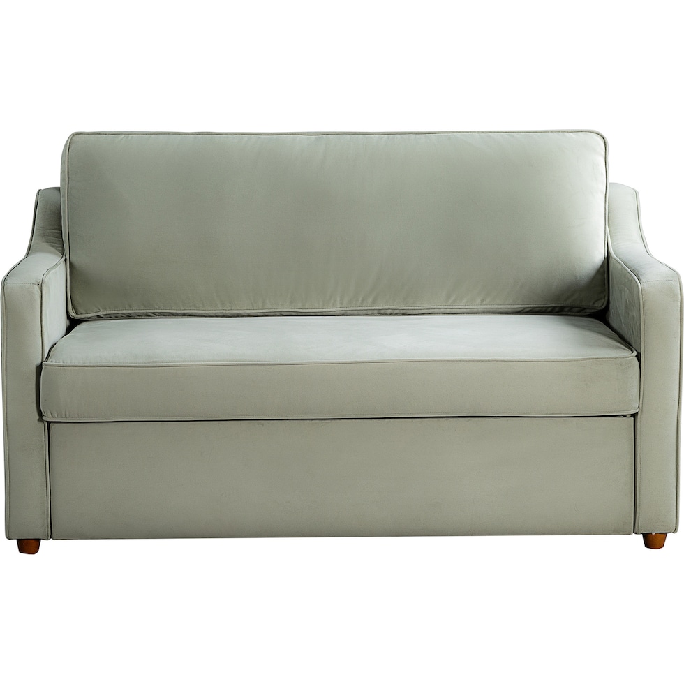 serta green conveetible loveseat   