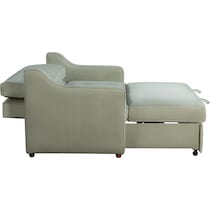 serta green conveetible loveseat   