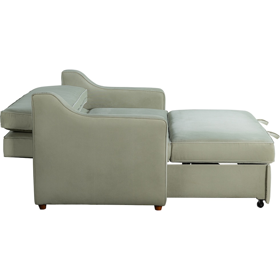 serta green conveetible loveseat   