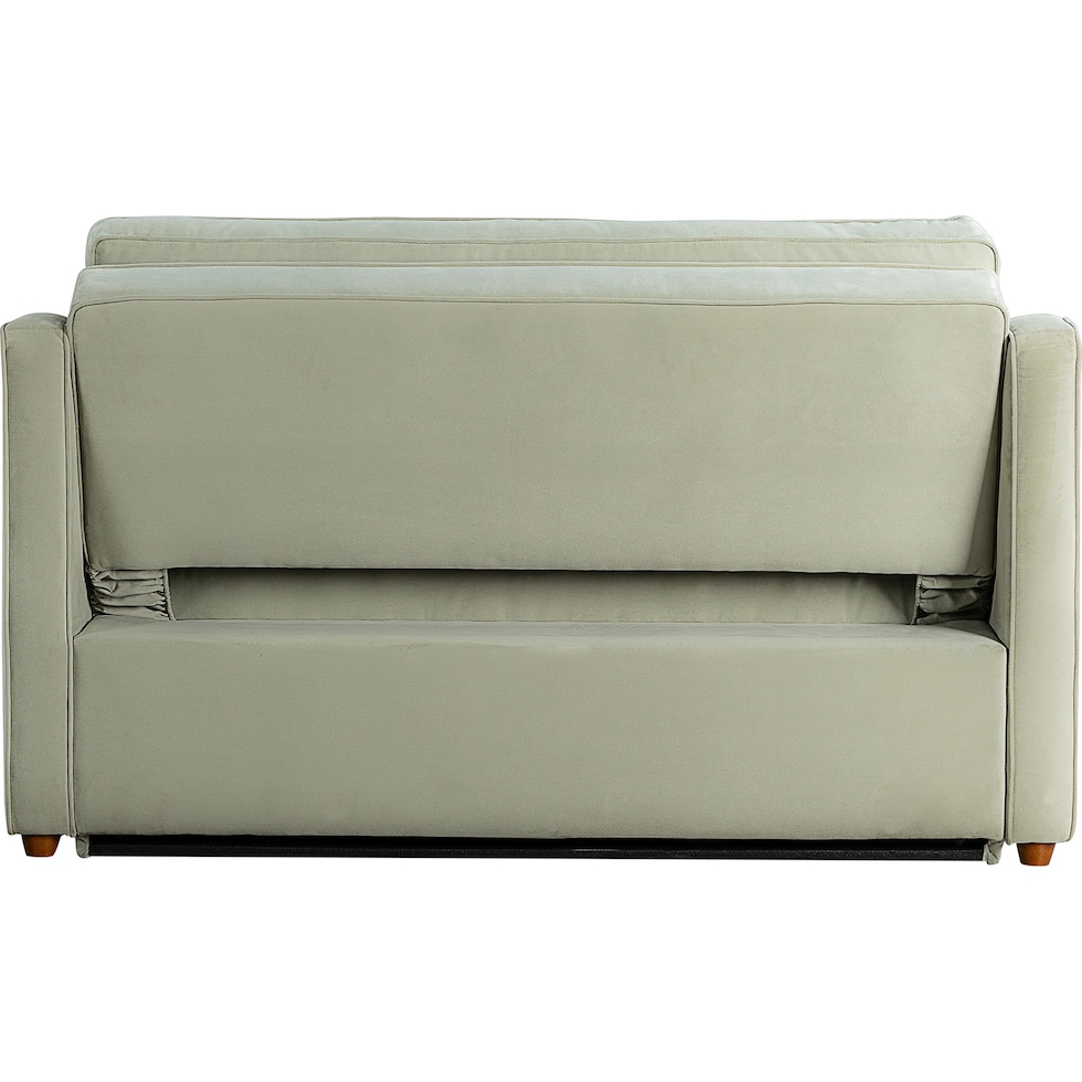 serta green conveetible loveseat   