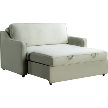 Serta Gemma Convertible Loveseat - Sage