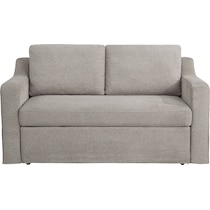 serta neutral convertible loveseat   