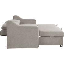 serta neutral convertible loveseat   