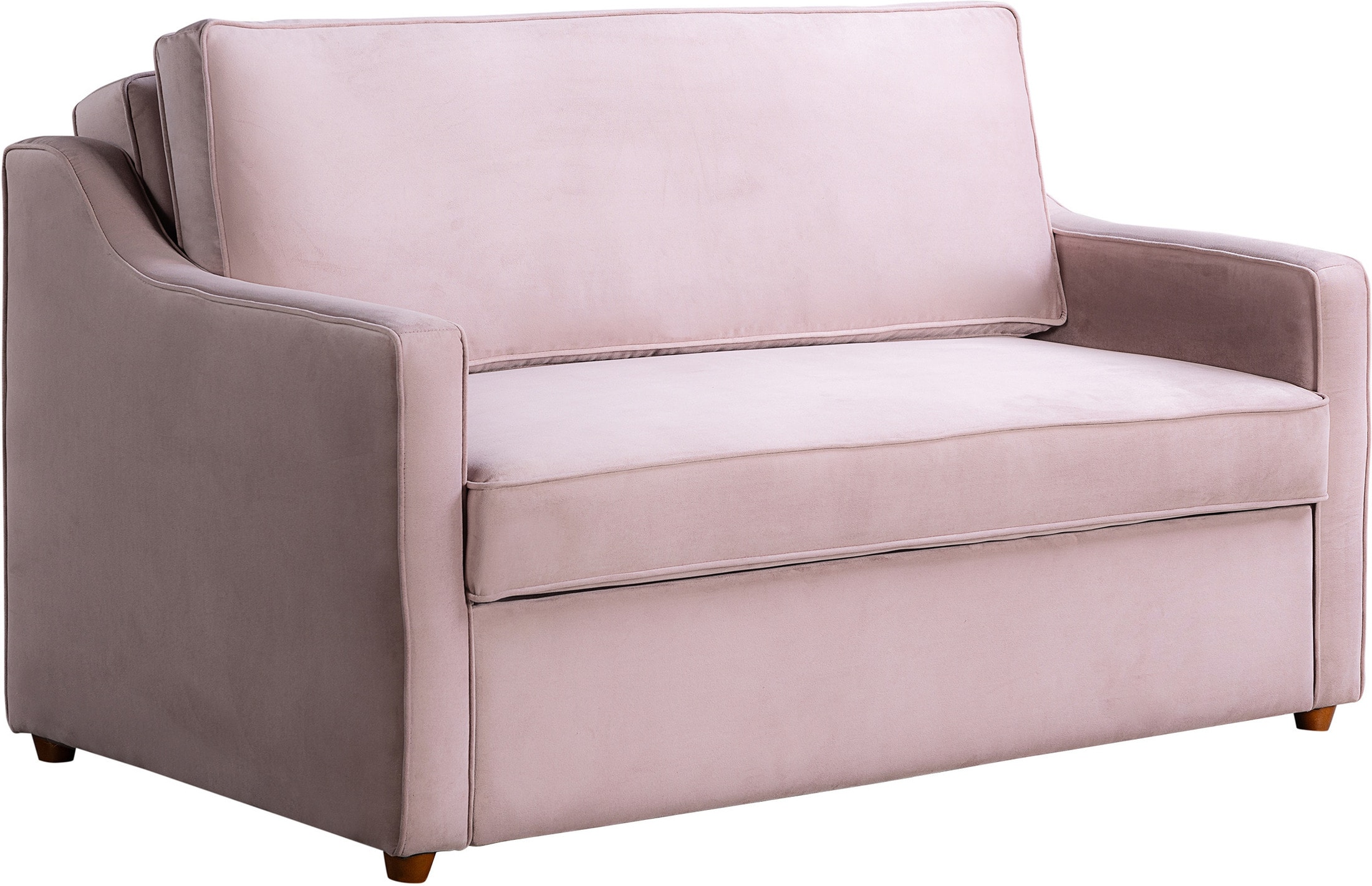 Serta Gemma Convertible Loveseat - Mauve | Value City Furniture