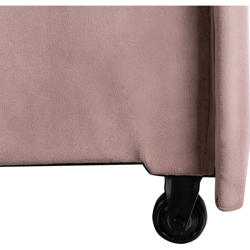 serta pink convertible loveseat   